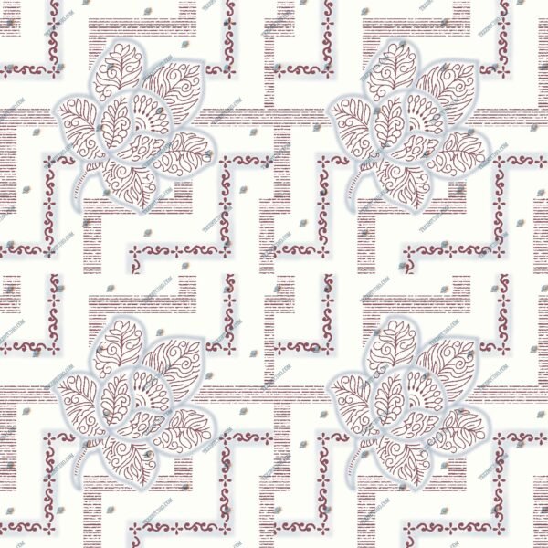 Flower Allover Design Pattern – Seamless Floral Print for Fabric & Digital Use