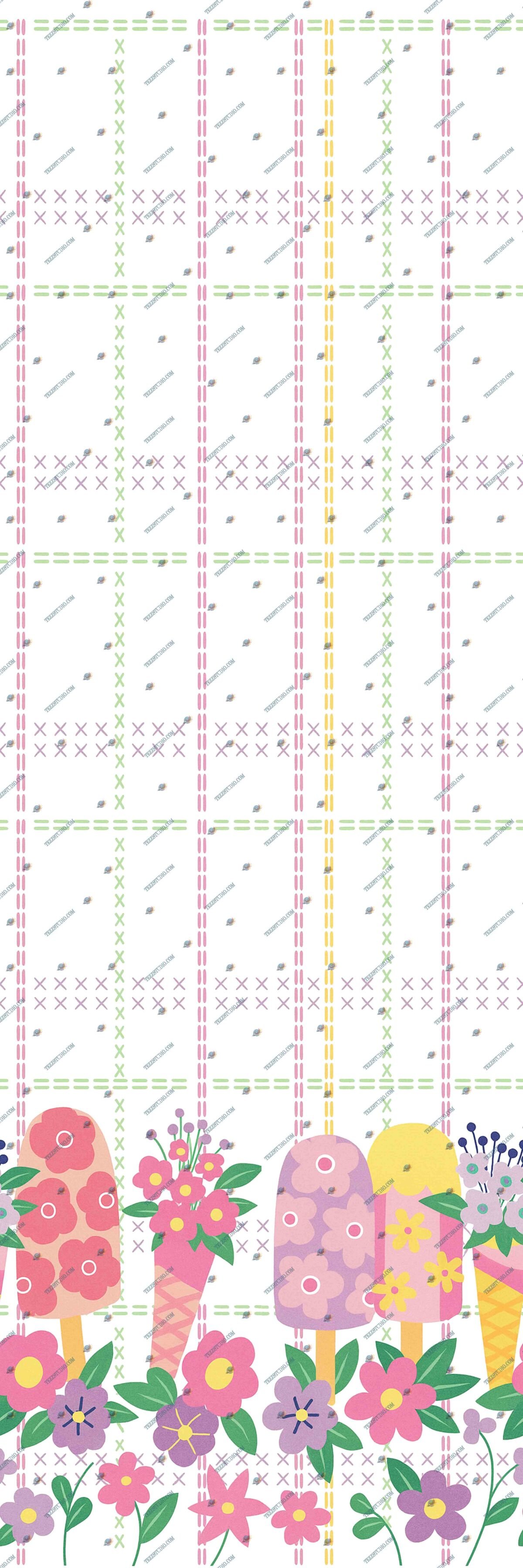Border Design Pattern – Digital Textile Print