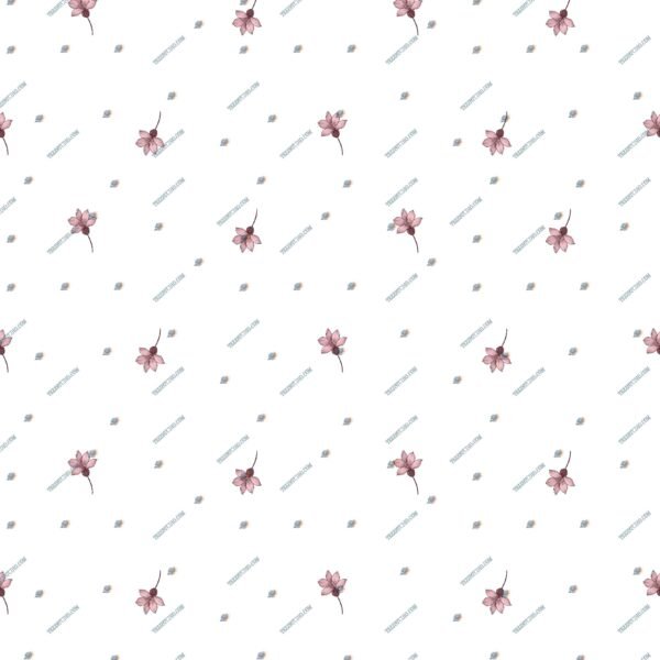 Flowers Border Design Pattern – Digital Textile Print