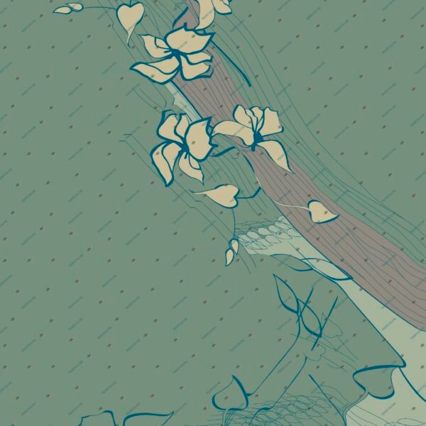 Flowers Kurti Design Pattern – Digital Textile Print