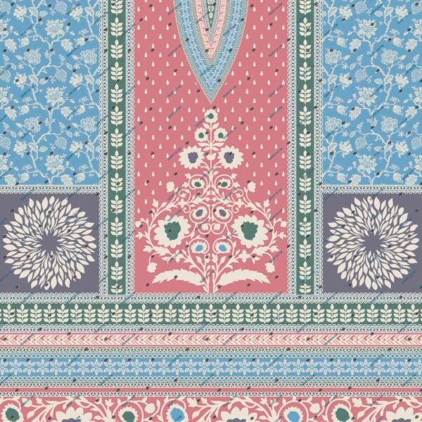 Flowers Kurti Design Pattern – Digital Textile Print