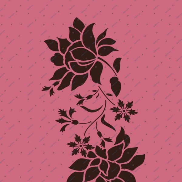 Flowers Kurti Design Pattern – Digital Textile Print