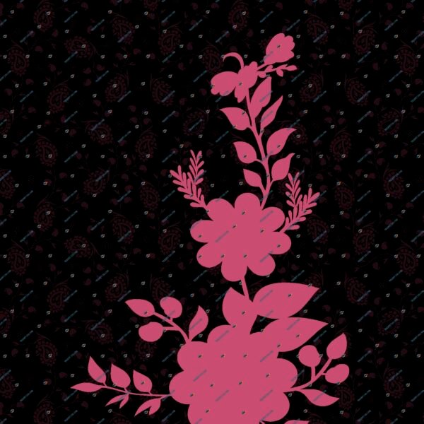 Flowers Kurti Design Pattern – Digital Textile Print