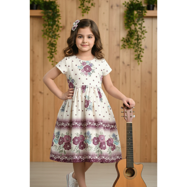 Elegant Floral Lace Border Design with Rose Motifs