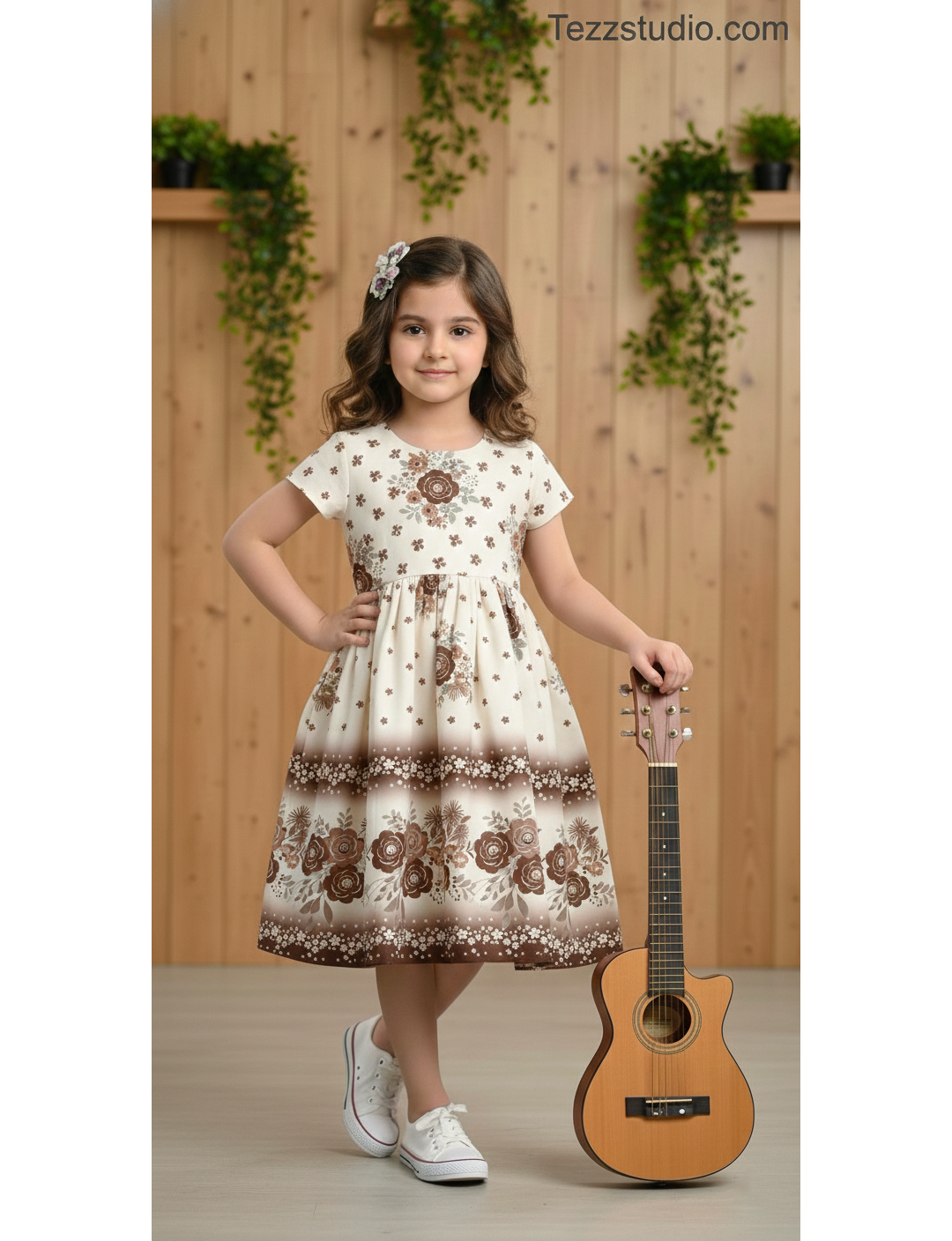 Elegant Floral Lace Border Design with Rose Motifs - Image 3